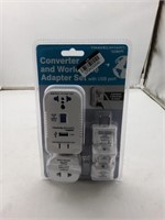 Converter and world adapter set