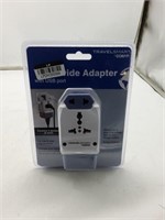 Worldwide Adapter with USB port