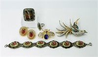 Vintage Bracelet, Earrings, Rings & Pins