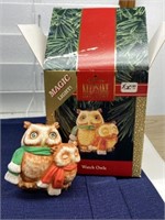 Watch owls hallmark magic light ornament