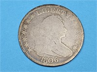 1806 Silver Bust Half Dollar Coin
