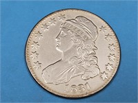 1831 Silver Bust Half Dollar Coin