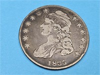 1835 Silver Bust Half Dollar Coin