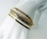 (4) Gold & Gemstone Bracelets