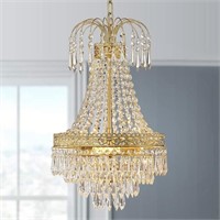 WUZUPS Crystal Chandelier French Empire Flushmount