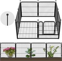 FXW Decorative Garden Metal Fence Temporary Animal