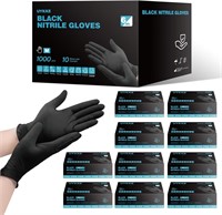 Heavy Duty 6mil Black Nitrile Gloves Cleaning Glov