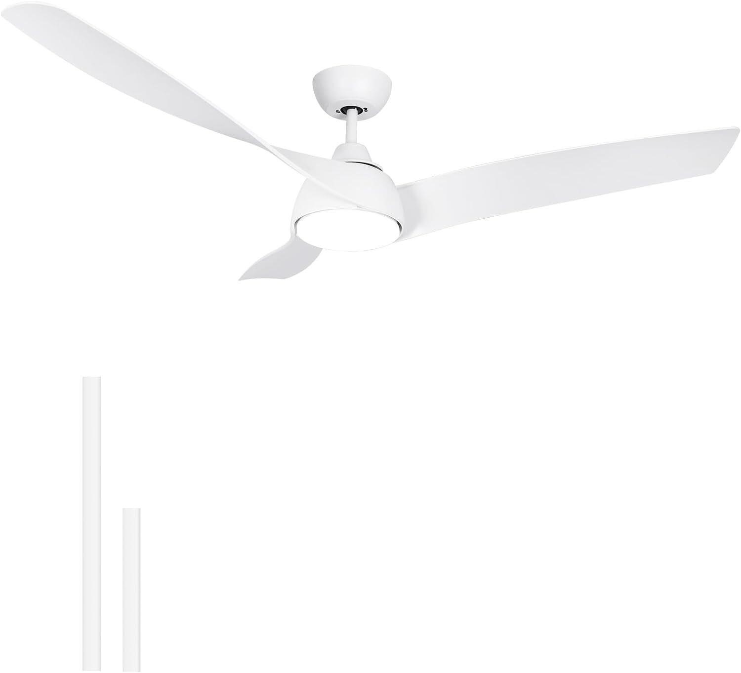 $130  Ceiling Fan with Lights  56 Inch Outdoor Cei