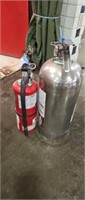 Two fire extinguishers