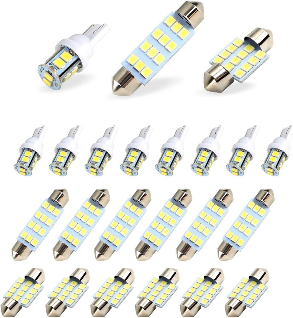 20 PCS LED Car Bulb Kit Set