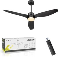 YOUKAIN 52 Indoor/Outdoor Fan with Lights