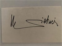Marlene Dietrich original signature