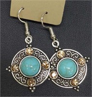 Turquoise style earrings