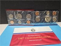 1987 US Mint Uncirculated Coin Set