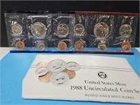 1988 US Mint Uncirculated Coin Set