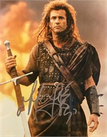 Braveheart Mel Gibson signed movie photo