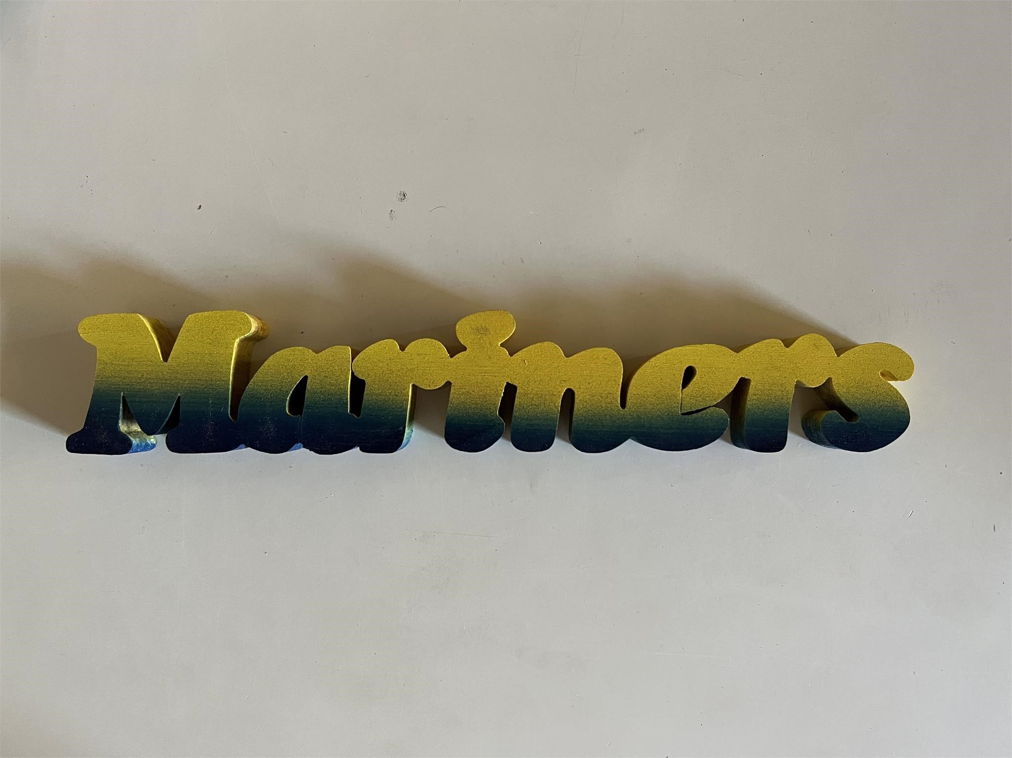 Seattle Mariners Logo Block