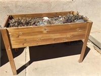 48"x23"x32" Outdoor Raised Wooden Planter Box