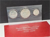 1976 Bicentennail US Silver Uncirculated Coin Set