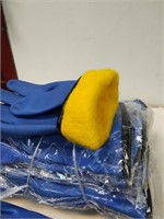 Bundle of lined rubber gloves ( 10 pairs L )