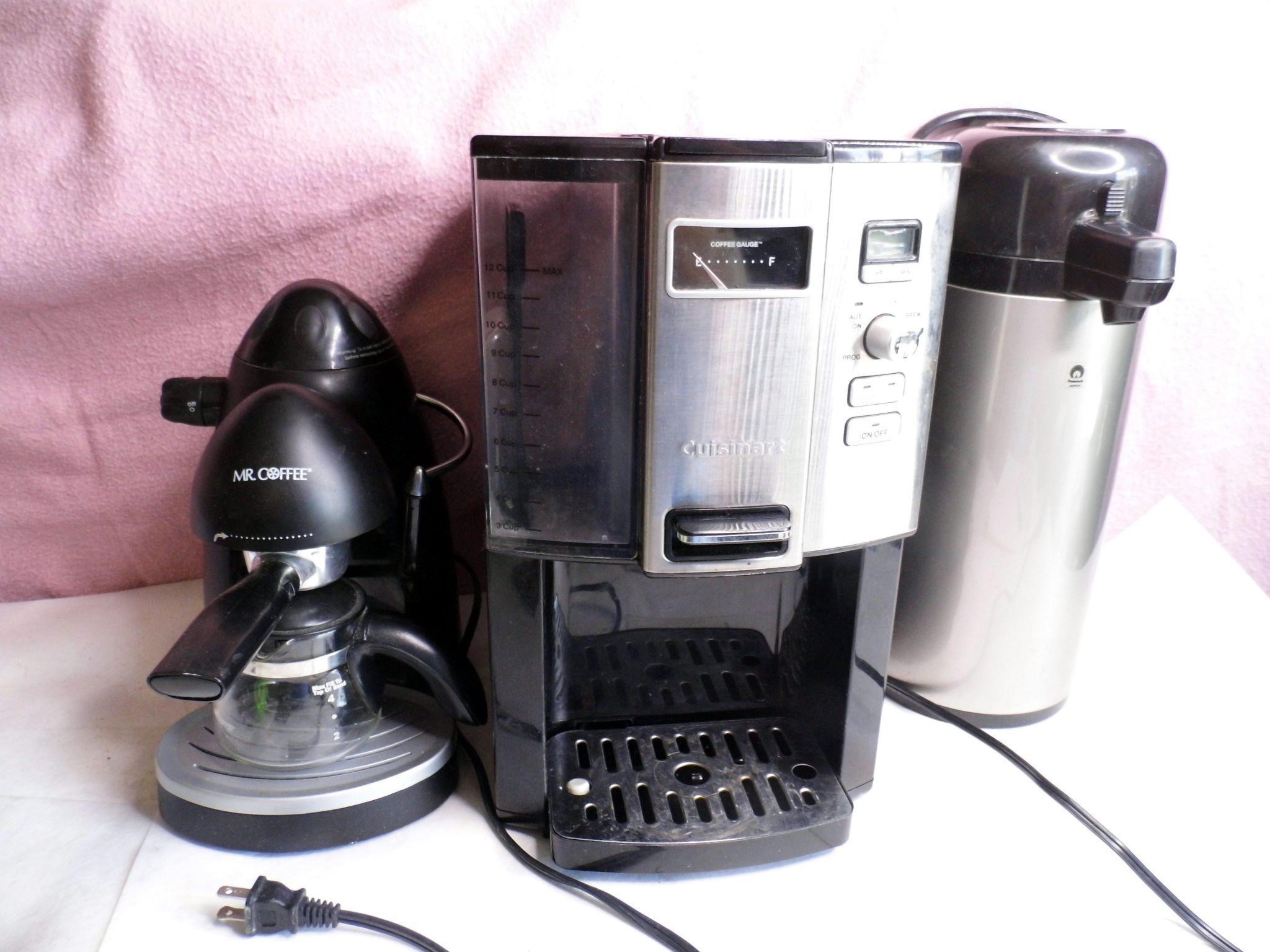 Mr Coffee Espresso, Cuisinart Coffee & Dispenser