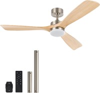 $130  VONLUCE Ceiling Fans with Lights  52 Inch Ou