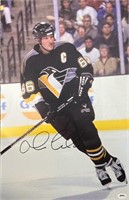 Penguins Mario Lemieux Signed 11x17 COA