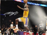 Lakers Lebron James Signed 11x14 with COA