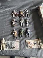 Star Wars Figurines Ft Snow Trooper, Sand Trooper