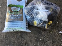 Mushroom Compost & Miracle Gro Partial Bag Of Soil