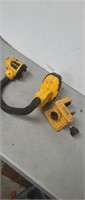 Dewalt Work Light with battery & A Drill Clamp.