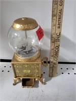 Retro 2007 Gold Jelly Belly Candy Gumball Machine