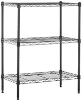 Basics 3-Shelf Adjustable, Heavy Duty Storage