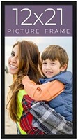 12x21 Frame Black Real Wood Picture Frame Width