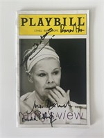 Amy's View cast signed playbill