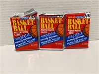 3 X 91/92 Fleer Jumbo Basketball Packs (Jordan?)