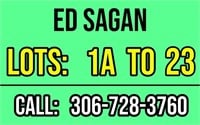 LOTS: 1a to 22 - for more INFO, CALL: Ed Sagan