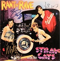 Stray Cats signed Rant n' Rave with the Stray Cats