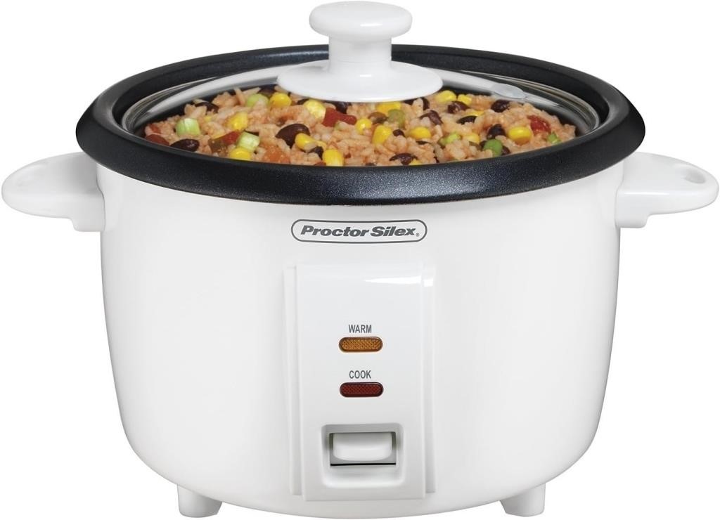 (SIGN OF USAGE) Proctor Silex 8 Cup Electric Rice