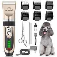 oneisall Dog Clippers Low Noise, 2-Speed Quiet Dog