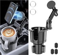 Magnetic Phone Cup Holder, Adjustable Height Long