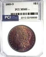 1883-O Morgan PCI MS65+ Incredible Color