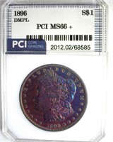 1896 Morgan MS66+ DMPL LISTS $9250