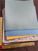 12 x 12 mixed card stock paper crafting lot
