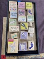 Baby shower party Crafting stamp lot