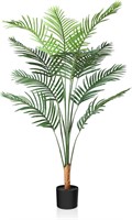 NEW $70 Artificial Areca Palm Tree 4.5 Ft