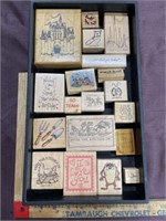 Crafting stamp lot Maxwell coffee