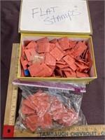 Box of flat crafting stamps