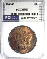 1902-O Morgan PCI MS65 Stunning Color