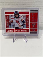 Patrick Mahomes Game Day Tickets Insert Card
